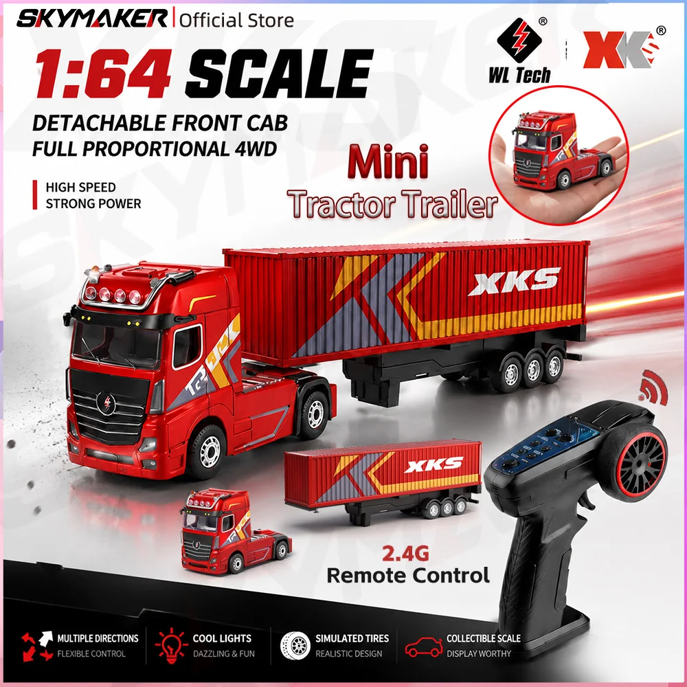 wltoys-6408-1-64-rc-car-24g-remote-control-4wd-mini-alloy-container-truck-drift-racing-with-horn-control-trailer-model-toy-gift