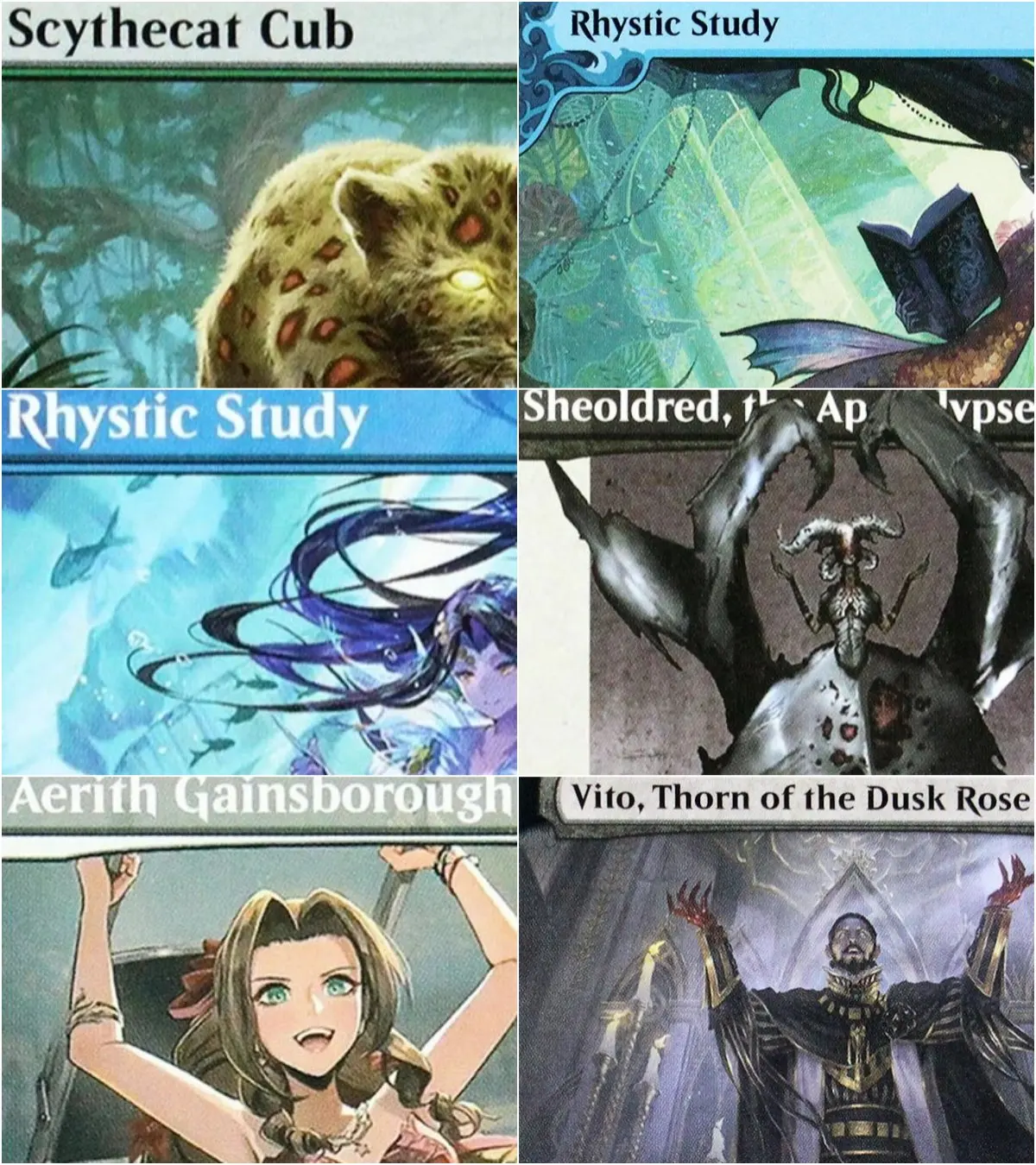 Holo "Ruby Medallion/Phyrexian Tower/Razorkin Needlehead" TCG Proxy-Karten Schwarze Top-Qualität Brettspiel-Sammelkarten