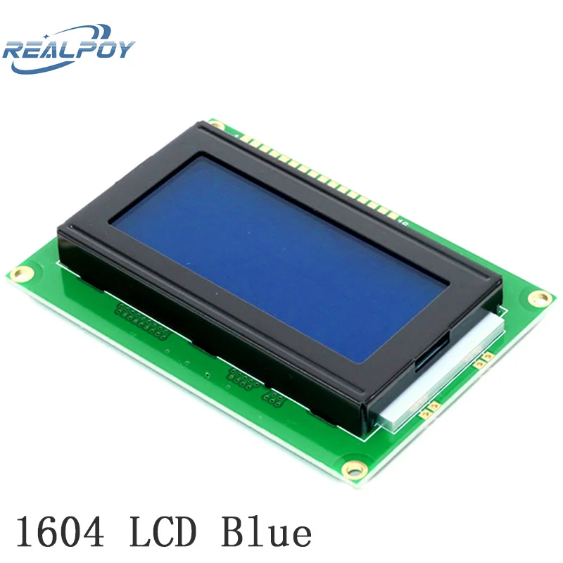 DC 5V blu/giallo verde Blacklight 1604 16*4 16x4 caratteri LCD1604 scheda modulo Display LCD digitale per Arduino