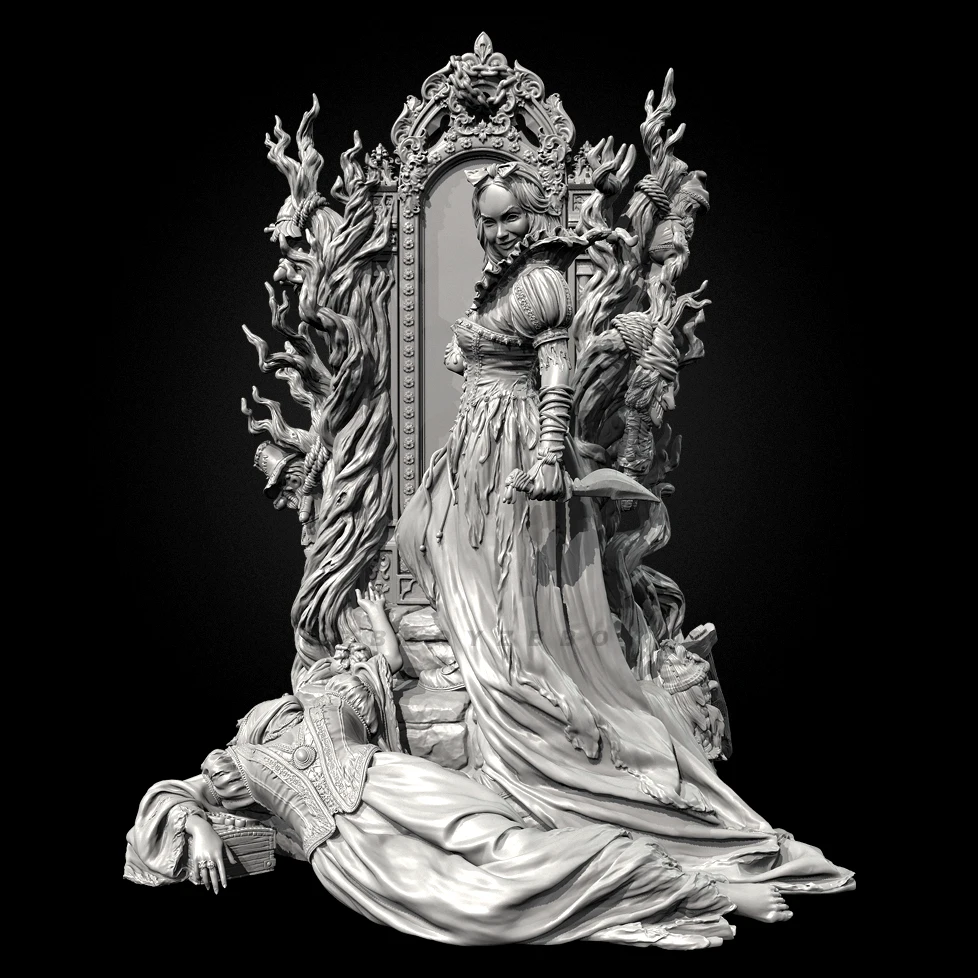 

The height of man 38mm 50mm 75mm Resin model kits figure beauty colorless and self-assembled （3D Printing ）TD-7371/3D