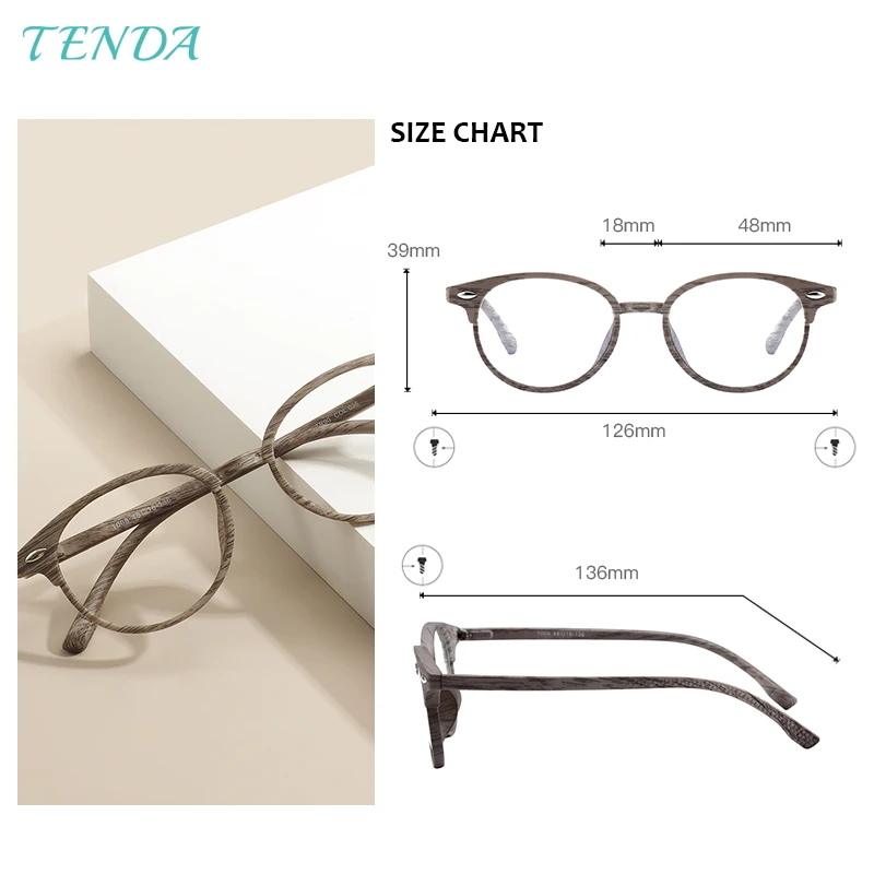Colorful Plastic Men and Women TR90 Round Spectacle Full Rim Small Size Eyeglasses Frames For Optical Prescription Lenses