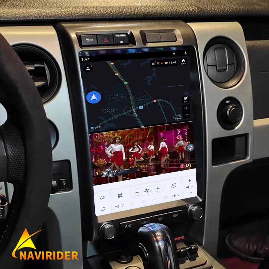 

Стерео видеоплеер GPS головное устройство Тесла экран для Ford F150 Android 13 2009-2012 для Ford Raptor автомобильное радио мультимедийный плеер