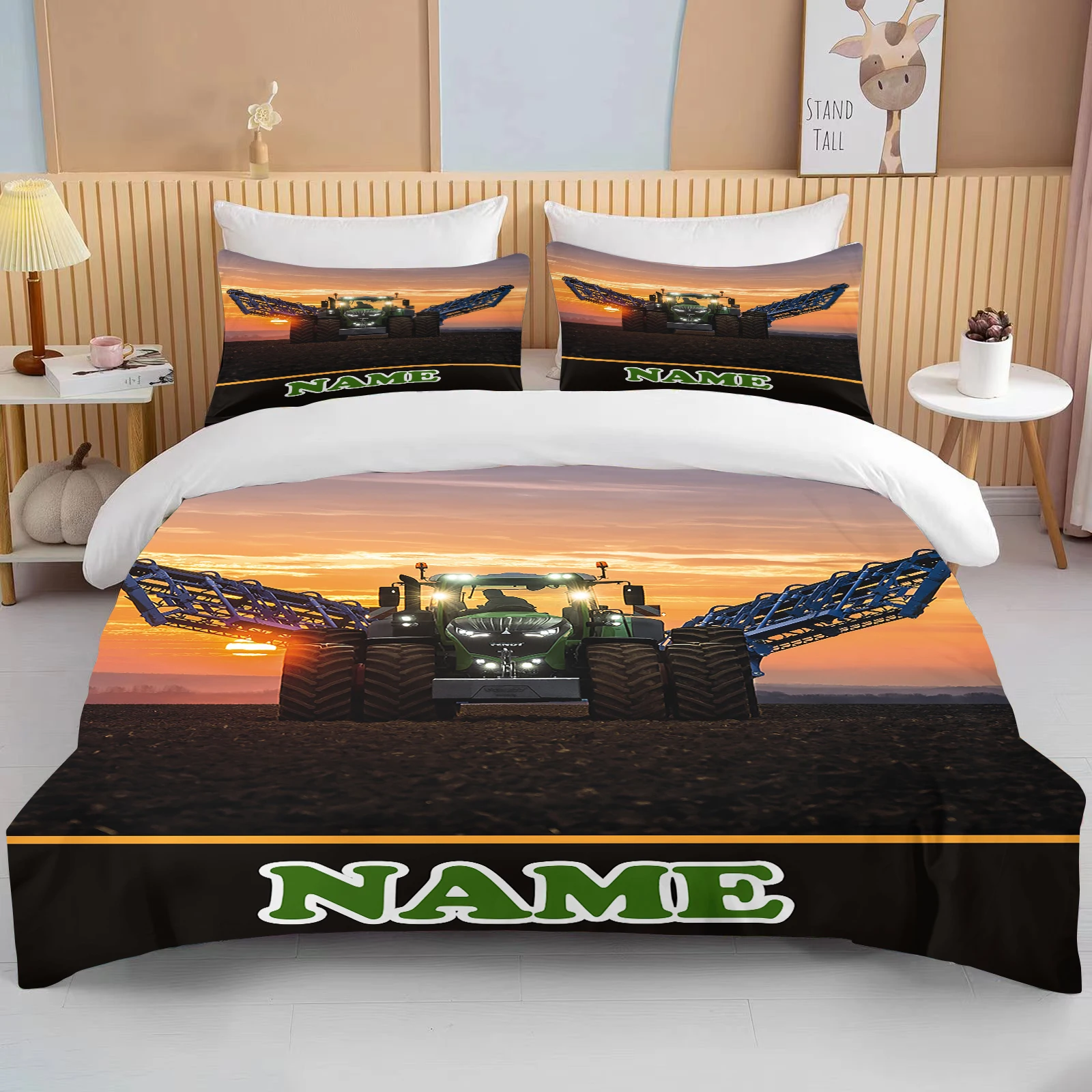 farm-tractor-print-custom-name-bedding-set-children-3-pieces-king-size-bed-set-pillowcase-adult-children-bedroom-luxury-gifts