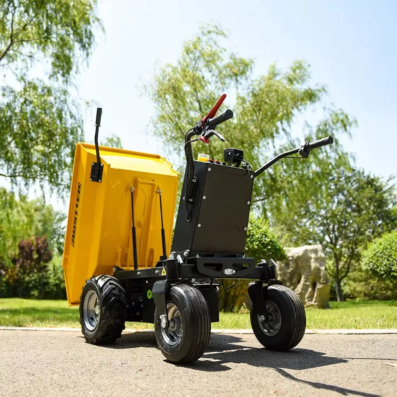 CE Approved 500kg Electric Site Barrow Wheel Motorized Power Minidumper Mini Dumper