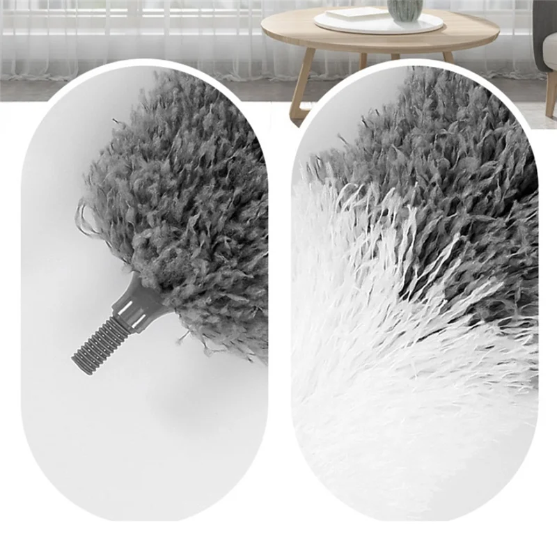 PZHI-Electrostatic Feather Duster Retractable Feather Duster Feather Dusters Set Microfiber Household Dust Duster