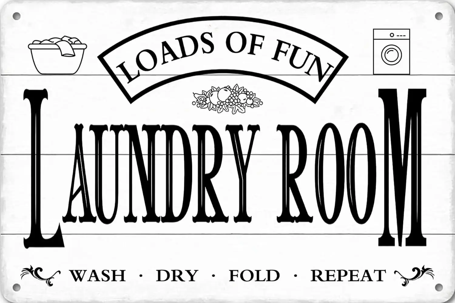 Laundry Retro Metal Tin Sign Laundry Room Decor Funny Vintage Laundry Room Rules Wall Art Decor Plaque for Home Rustic Family La