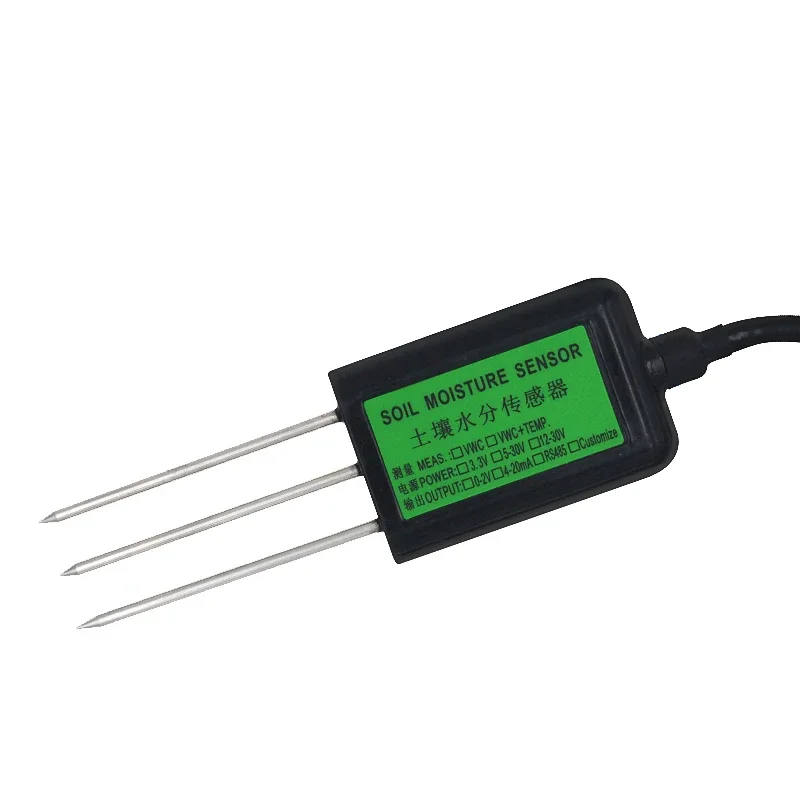 Soil Moisture and Temperature Integrated Sensor RS485 High Precision Waterproof Stainless Steel NHSF48 Can Be Customized