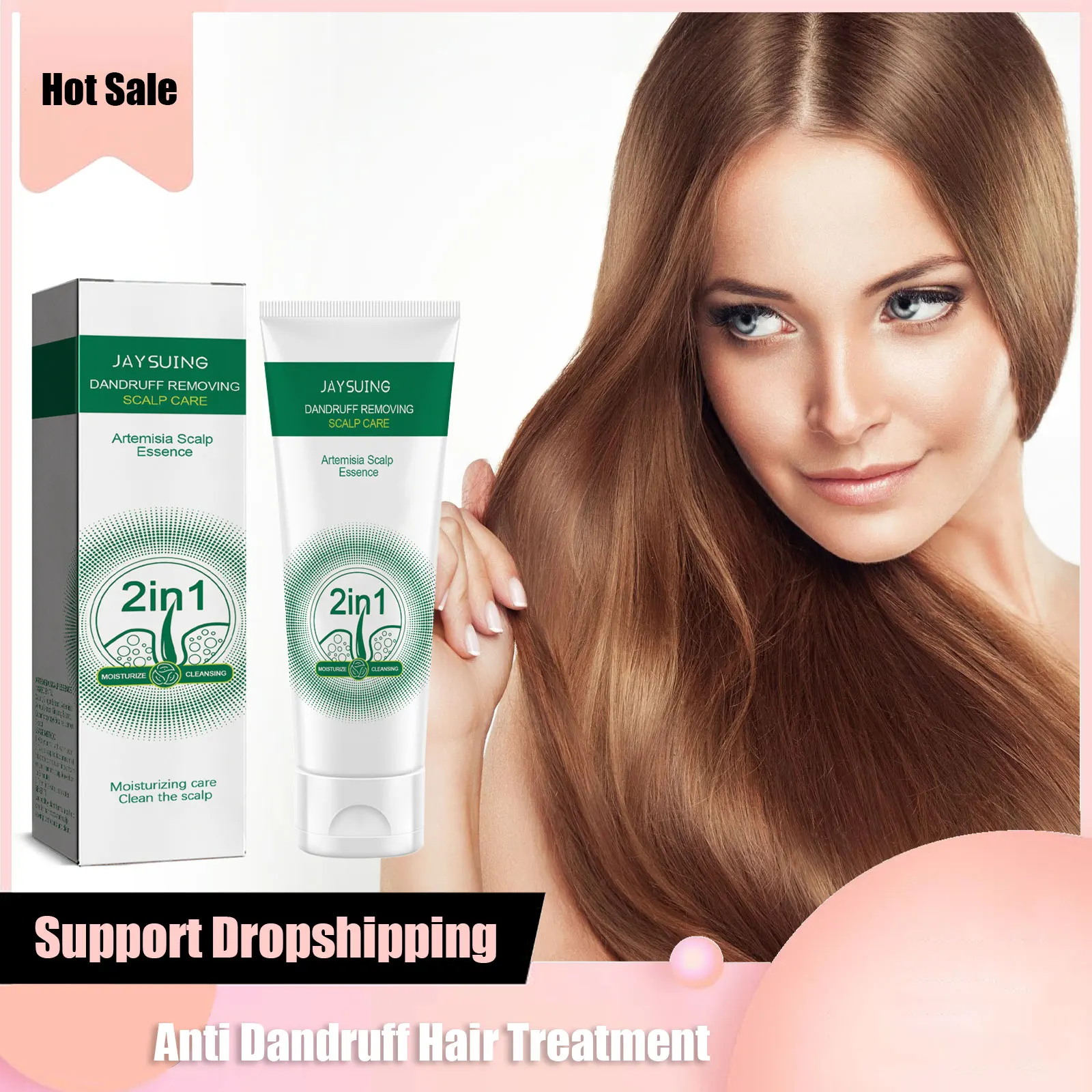 

Anti Dandruff Hair Treatment Anti Itching Oil Control Scalp Seborrheic Shampoo Smoothing Moisturizes Repair Frizzy Damaged Hair