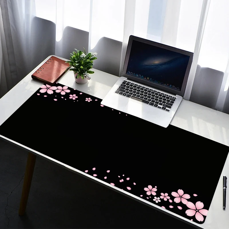 

Mouse Pad Laptop Gaming Mats HD Extended Pad Rubber Cartoon Mouse Mat Computer Gamer Mousepad Sakura PC Accessories Keyboard Pad