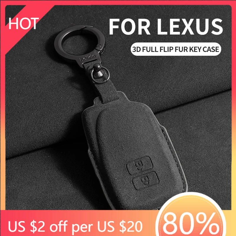 

Стайлинговые молдинги Замшевый чехол для автомобильного ключа для Lexus NX ES UX US RC LX GX IS RX 200 250h 350h LS 450h 260h 300h UX20