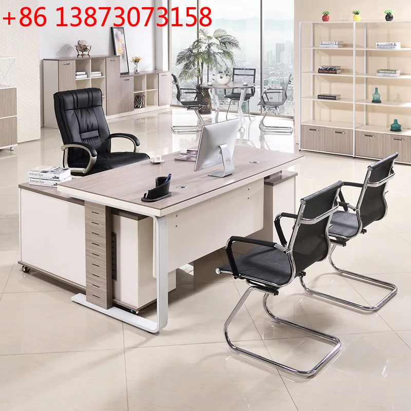 

Подседельный стол доски Модный стол начальника Стол президента Простой современный стол руководителя