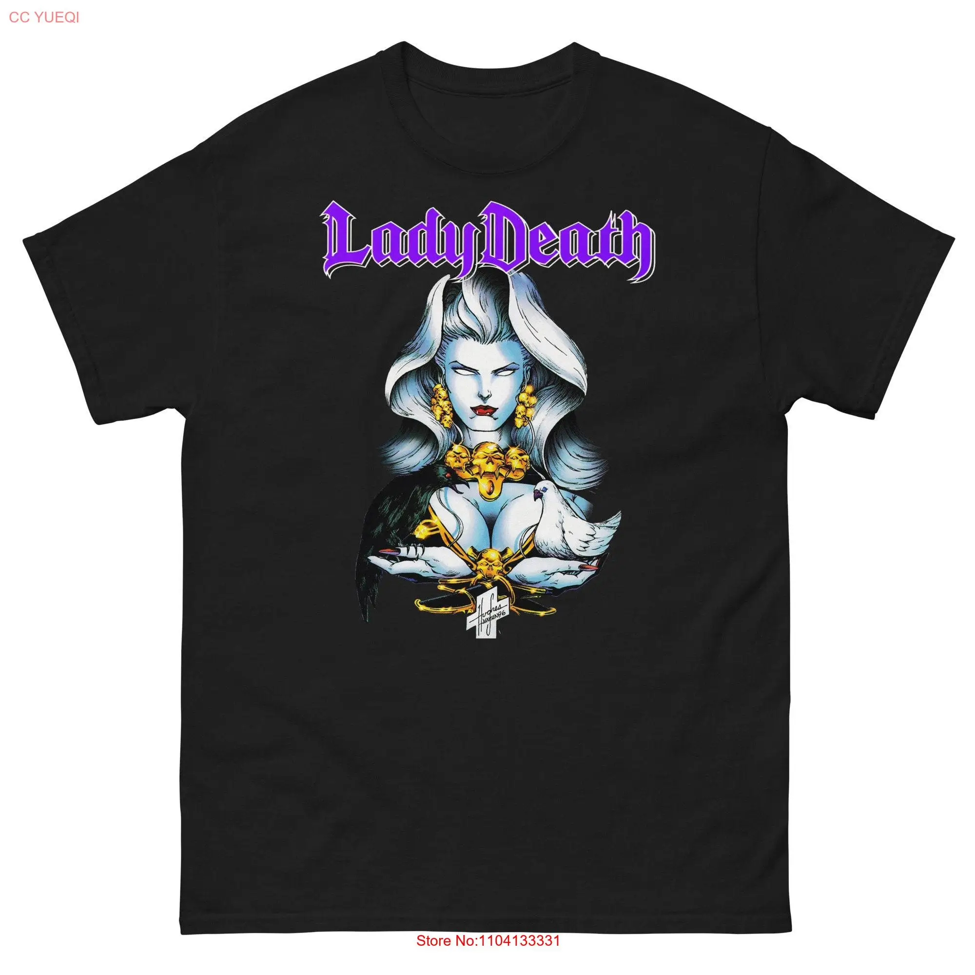 Lady Death The Crucible T Shirt Pulido Hughes long or short sleeves