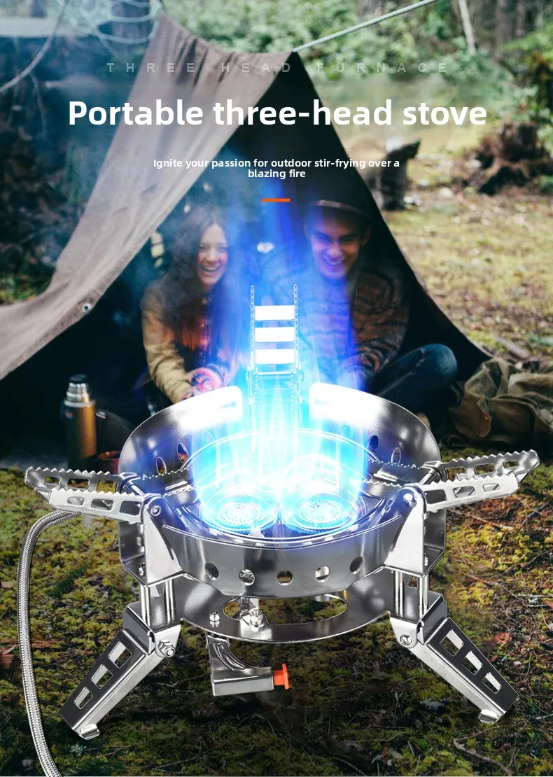 

Burner burner burner burner burner camping picnic burner B17 folding portable windproof gas burner
