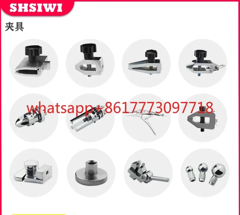 

Push pull gauge clamp clamp tooling line jaw stripping rubber cable metal universal straight tooth clamp