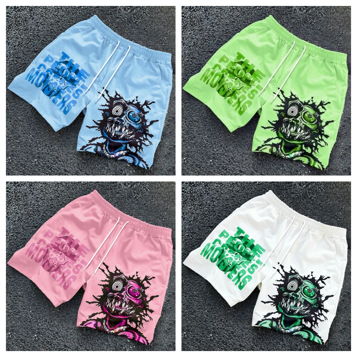 

Summer Hot-selling 3D Printed Shorts Quick-drying Sweat-absorbing Sports Beach Vacation Shorts 2025 New Fashion Street Moto