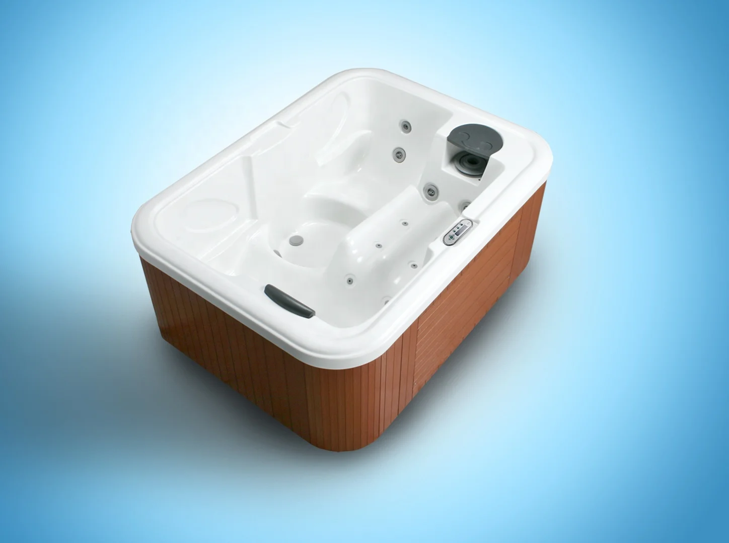 Modern Massage Outdoor Independent Hydrotherapy Massage Bathtub Outdoor Circular Massage Hot Water Bathtub