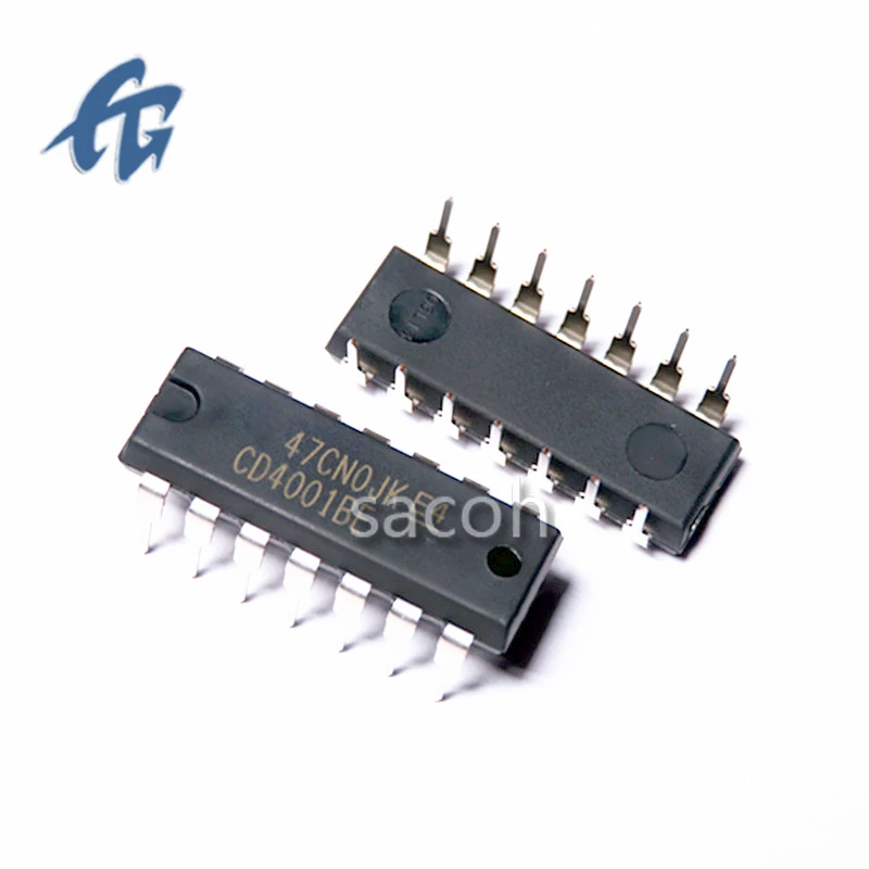 (SACOH Integrated circuits) CD4001BE 10Pcs 100% Brand New Original In Stock