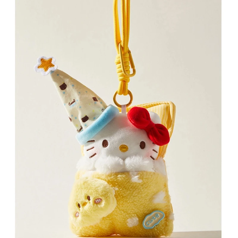 

Dopamine sleeping bag kitty pajamas plush toy car keychain cute bag pendant gift for best friend's birthday bag pendant