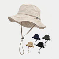 Spring and Summer New Hat Men's Outdoor Mountaineering Sunshade Fisherman Hat Summer Large Brim Breathable Sunscreen Fishing Hat
