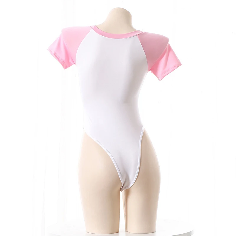 AniLV-Uniforme de maillot de bain une pièce pour femme, costume de batterie étudiant, dessin animé, fête à la piscine, cosplay, été, plage