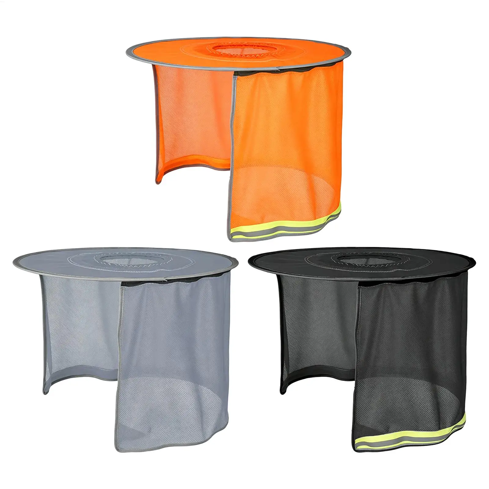 Hardhat Sun Shade Full Brim Breathable Lightweight Safety Helmet Shade Neck Shield for Road Work Landscaping Roofing Painting