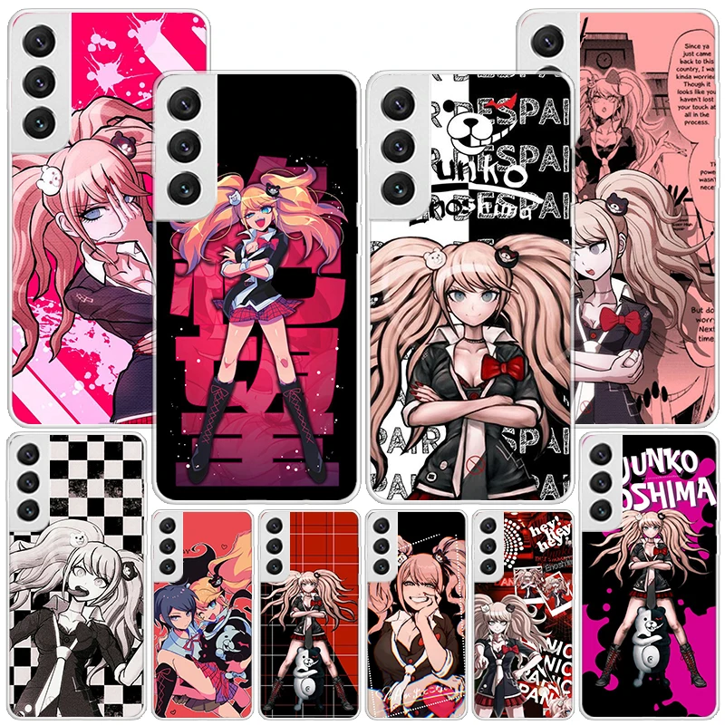 Danganronpa Enoshima Junko Phone Case For Samsung Galaxy S24 Ultra S23 S22 S21 Plus S20 FE S10E S10 S9 S8 + Personalized Print C