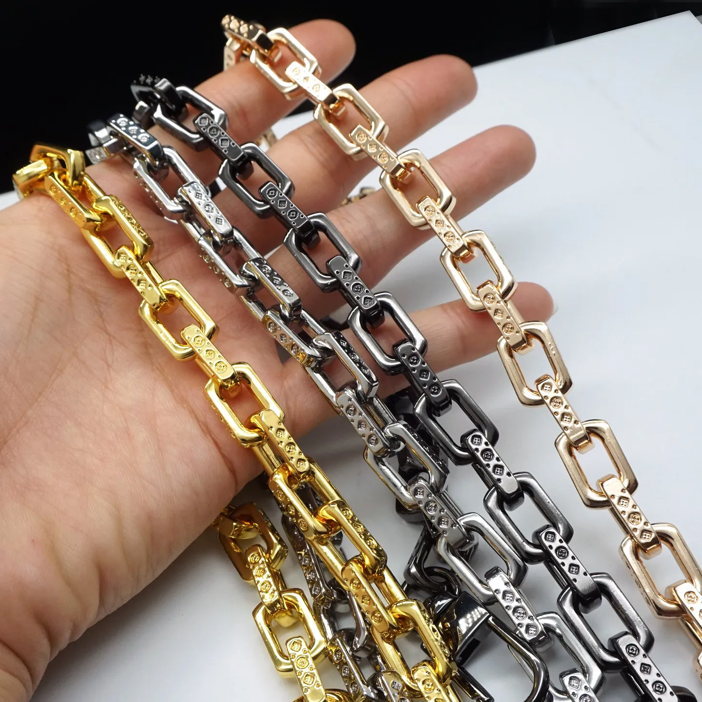 Alloy Bag Chain Single Buy Chain Accessories Single Shoulder Strap Bag Chain Messenger Belt Replacement Female Metal Bag Strap