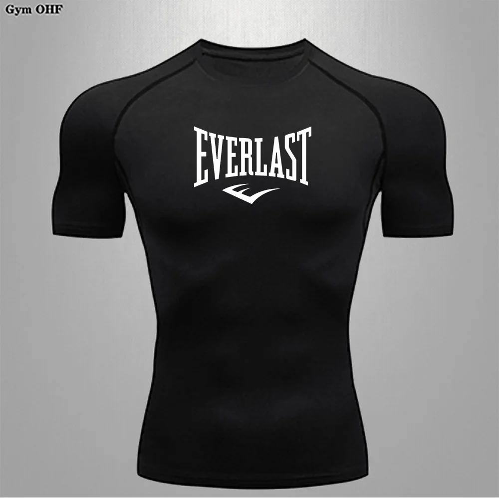 Men's Fit T-shirt Heat Dissipation Tight Fitting Skin-Friendly Athletic Compression Fitness Tee Ultra Thin Quick-drying GYM Tops