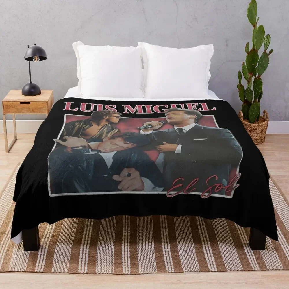 Luis Miguel Throw Blanket warm for winter Personalized Gift Blankets