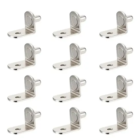 20 pezzi staffe per mensola borchie di supporto pioli perno in metallo ripiani separatore mensola per mobili supporto per staffa per montaggio a parete per armadio