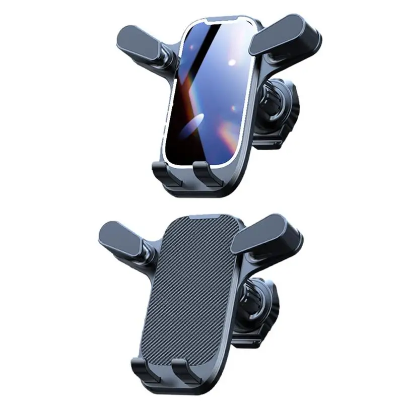 Phone Car Mount 360 Degrees Rotatable Vent Clip Phone Stand Automatic Clamping Car Mount Fashionable Interior Accessories For