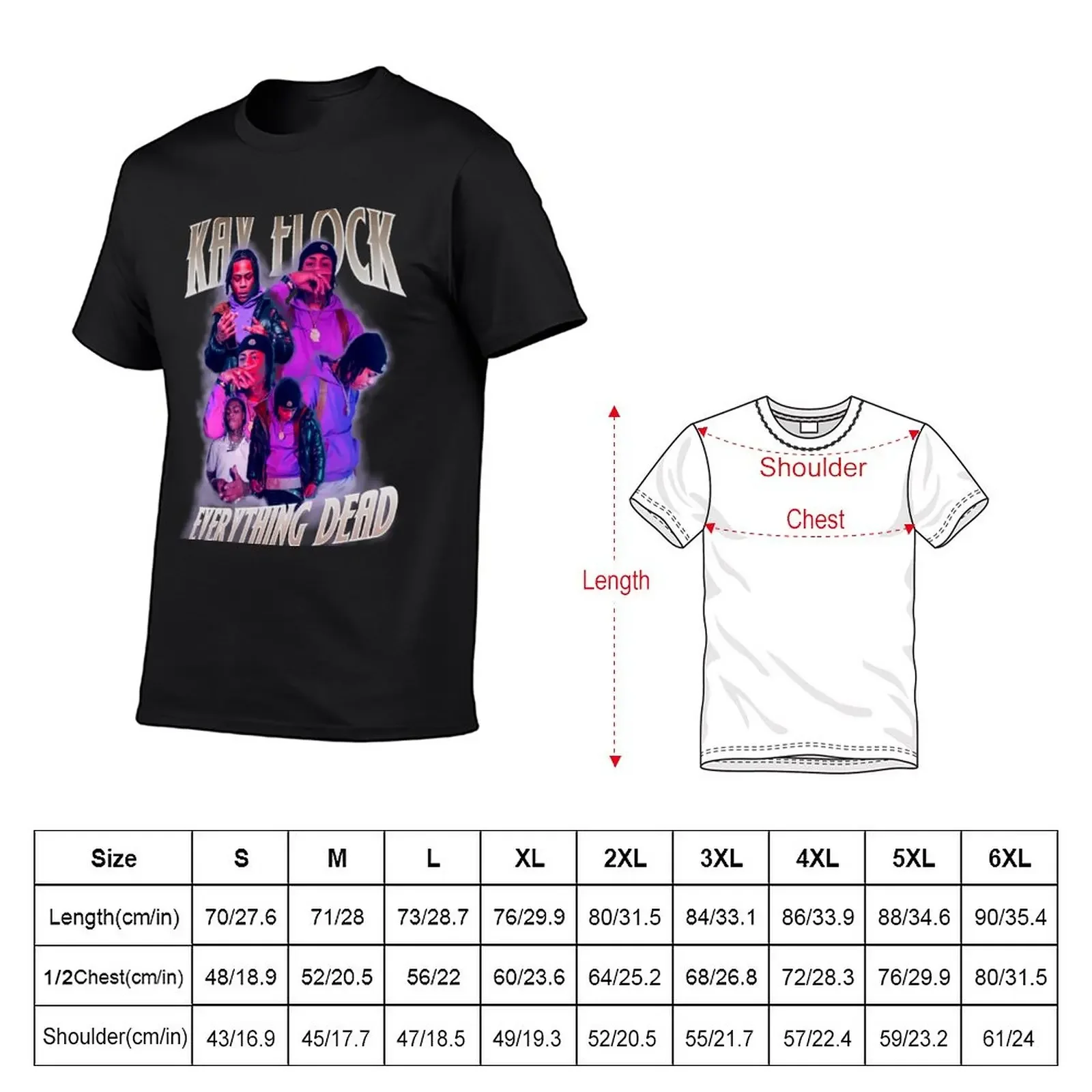 New Kay flock Rap Purple Bootleg Design T-Shirt Blouse cute tops boys white t shirts graphic t shirt mens graphic t-shirts funny