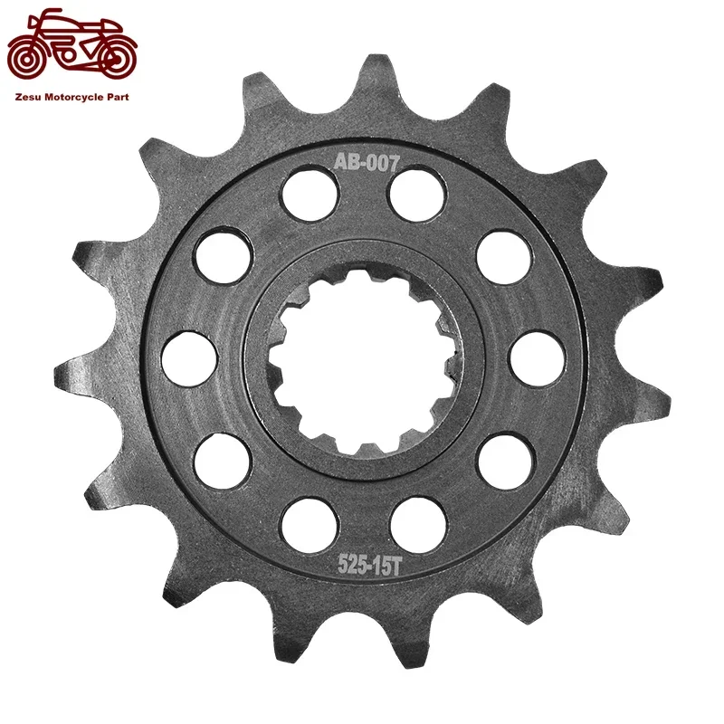 525-15T 525 15 Tooth Motorcycle 20CrMnTi Front Sprocket Silent Sprocket For Kawasaki Z900 Z 900 Z900RS ZR900 Z1000 Z 1000 Z1000R