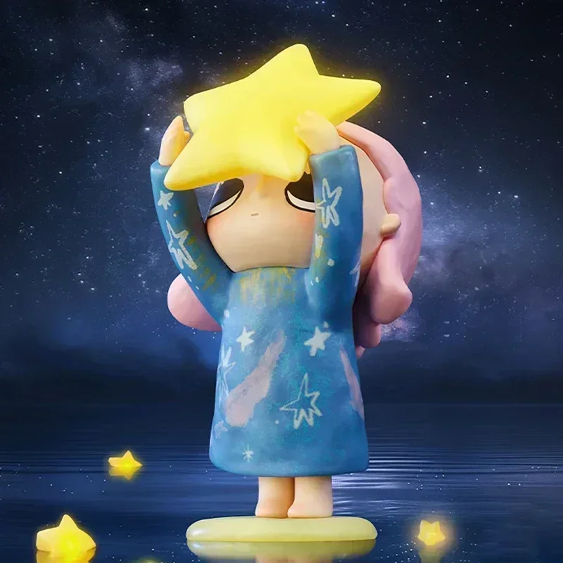 

POPMART Nyota Growing up by Your Way Series Mystery Box - Cute Anime Figure Blind Box Collectible Doll for Desktop Ornaments