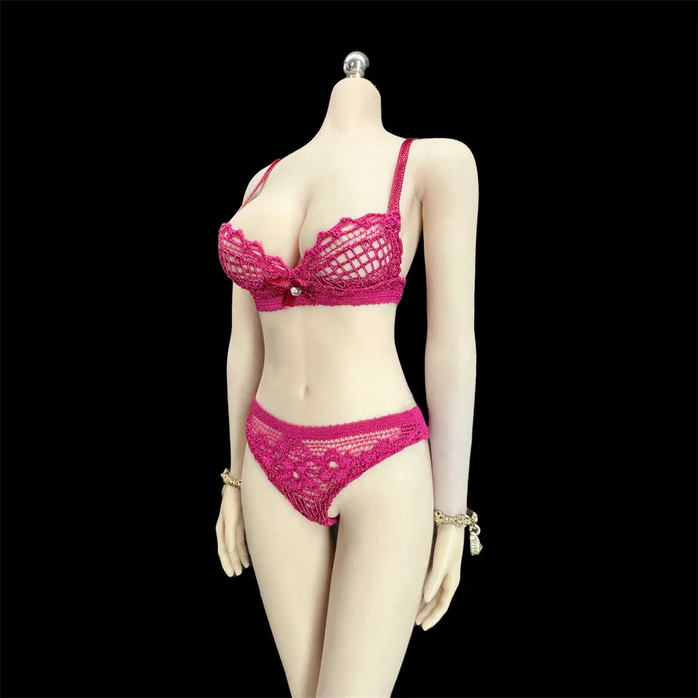 1/6 Scale Female Sexy Bikini Lace Underwear Suit Big Cup Bra and Briefs Set fit 12'' TBLeague JIAOU DOLL Action Figure Model Toy