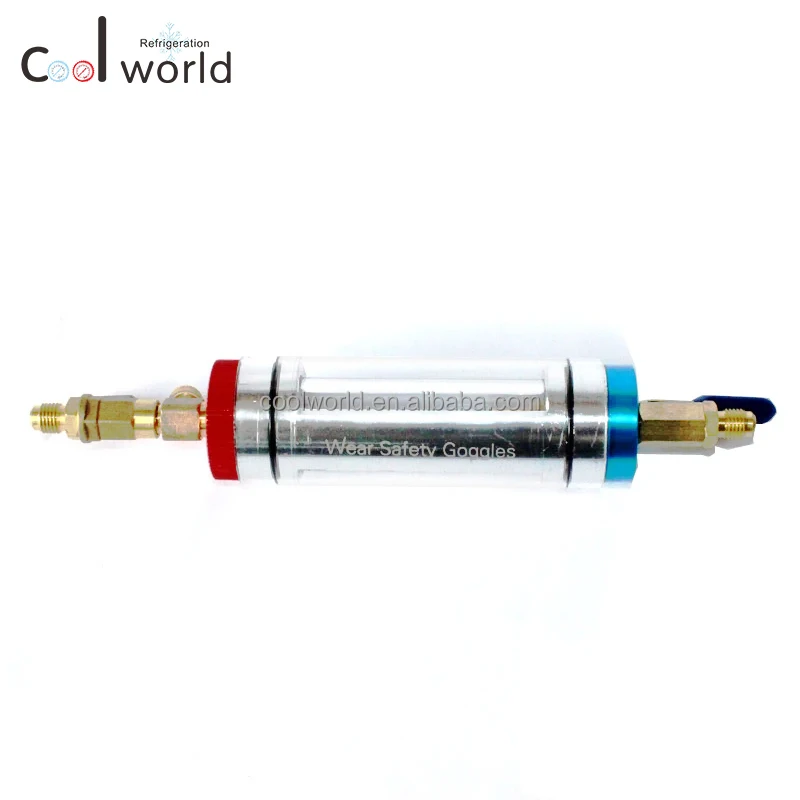 Auto A/C System test Tool Quick Charge Compressor Refrigerant Refrigerant and Oil Compatibility test Tool Kit - view 2