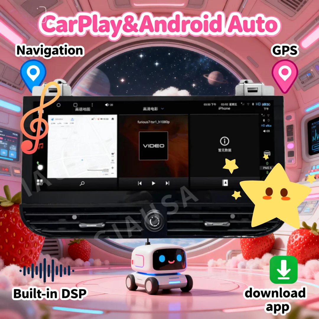 12.3'' Car Radio For Porsche Cayenne 2010-2017 Android Screen Multimedia Wireless CarPlay GPS Navigation Head Unit Stereo Head u