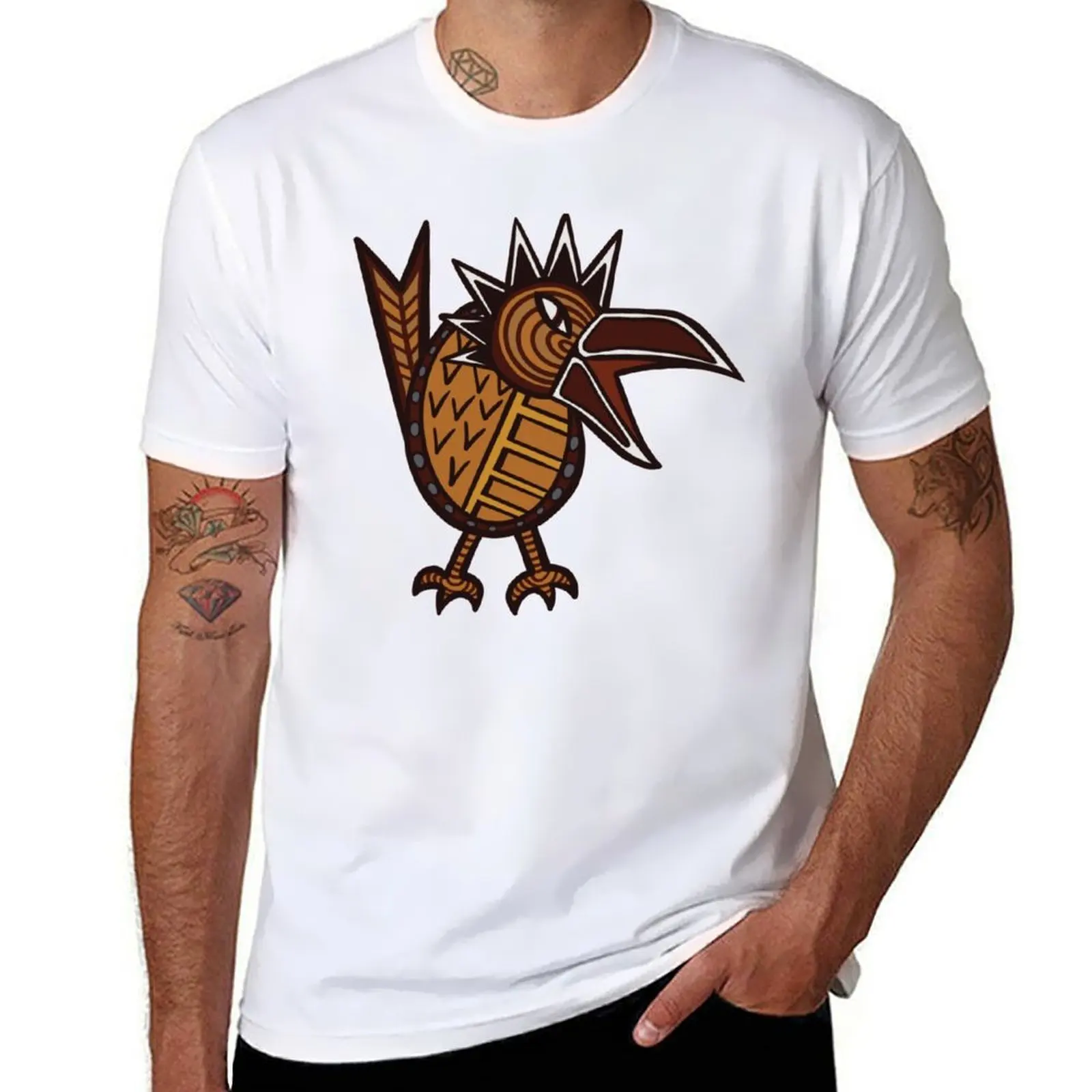 

Футболка The Hawk - Watership Down Fan Art, мужские хлопковые футболки с принтом, мужская футболка