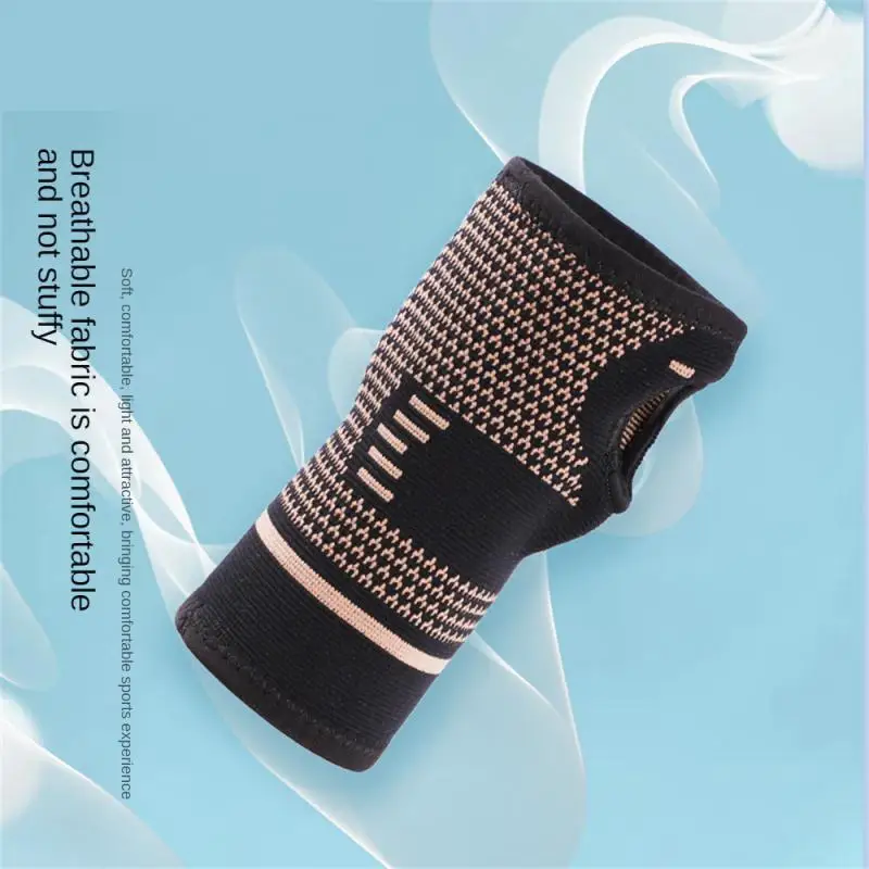 1~10PCS Copper Professional Wristband Sports Compression Wrist Guard Arthritis Brace Sleeve Support Elastic Palm Hand Glove