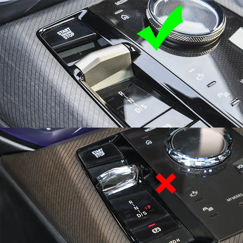 for BMW X3 G45 G48 2025 2026 Car center control crystal gear head crystal glass material non-destructive installation