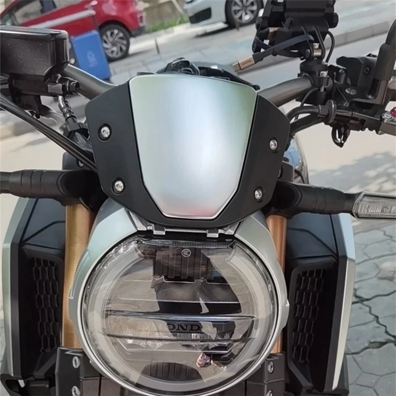 لهوندا cb650r 2019 2020 2021 2022 CB 650R الألومنيوم دراجة نارية Accessori الزجاج الأمامي قناع الرياح شاشة منحرف عدة #2
