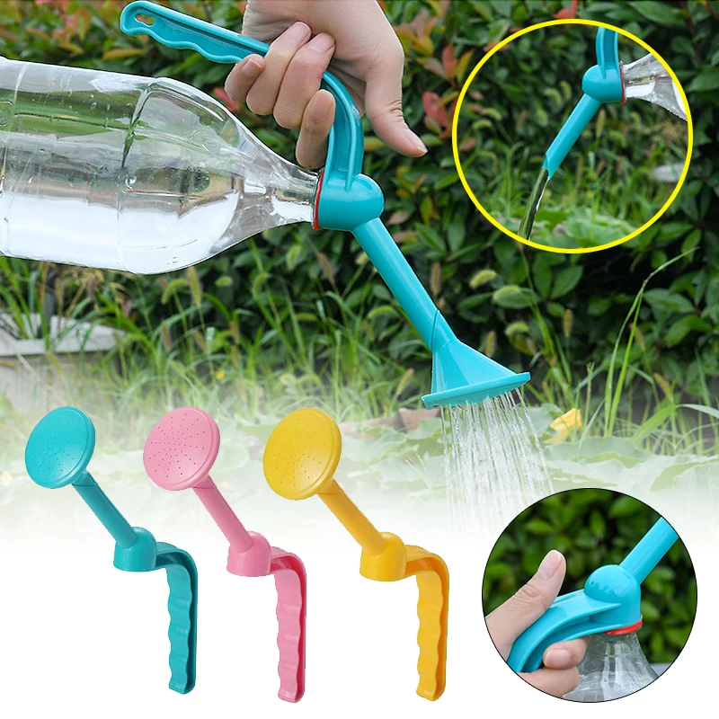 Gardening Plant Watering Handheld dual-purpose water spray Bottle Water Can Top Waterers Shower Seedling Irrigation