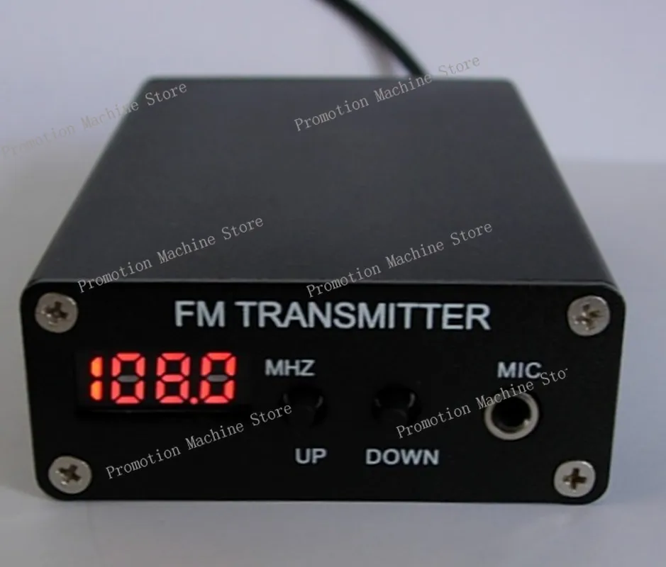

5W 87-109 МГц Стерео FM-передатчик PLL MP3, мини-радиостанция + блок питания + антенна
