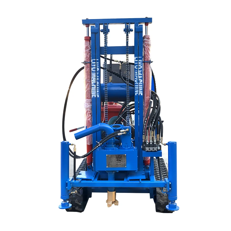

200m Deep Three-wheeler Type Water Well Drilling Rig With Mud Underground Bore Drilling Machine for Rock Water Rig Drilling