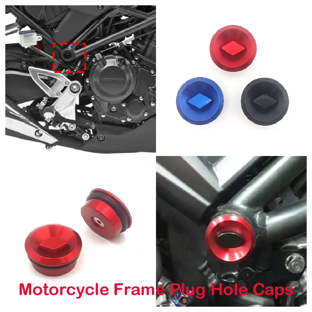 

Fits for Honda CB300R CB250R CB150R CB125R ABS CB 300R 250R 150R 2018-2024 Motorcycle Frame Plug Hole Caps Decorative Cover Kits