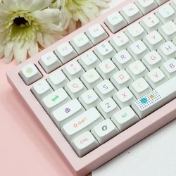 XDA Profile PBT Mechanical Keyboard Keycaps Korean Russian English Thai Keycap Neon Lights For MX Switch Gaming Keyboard Dye Sub