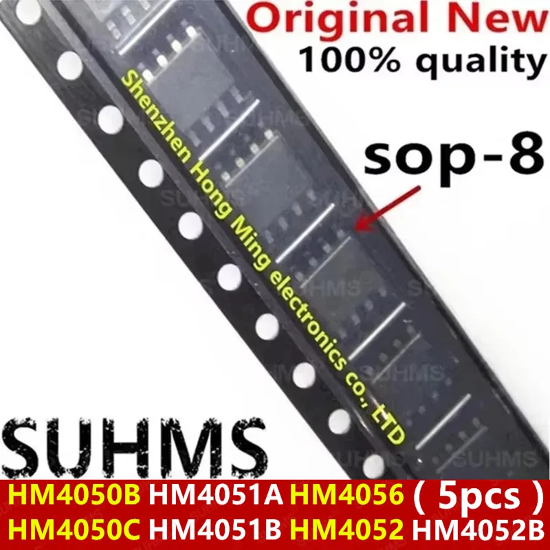 (5piece)100% New HM4050B HM4050C HM4051A HM4051B HM4052B HM4052 HM4056 sop-8