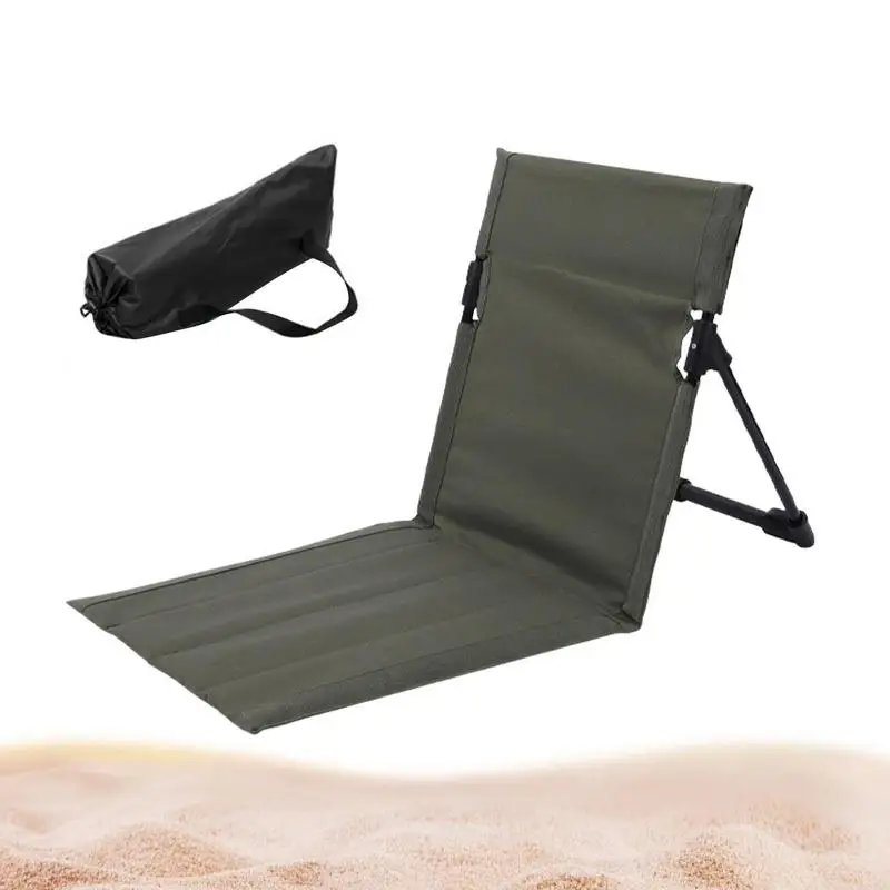 

Beach Lounger Portable Beach Mat Lounge Chair Water Proof Folding Beach Chair With Adjustable Backrest For Garden Beach Patio