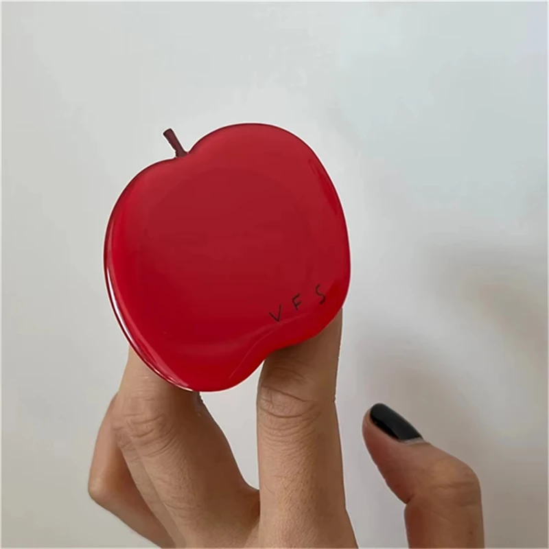 Korean Cute Red Apple Griptok Bracket for IPhone 15 14 13 Samsung Food Phone Accessories Holder Ring Support Stand Grip Tok Gift