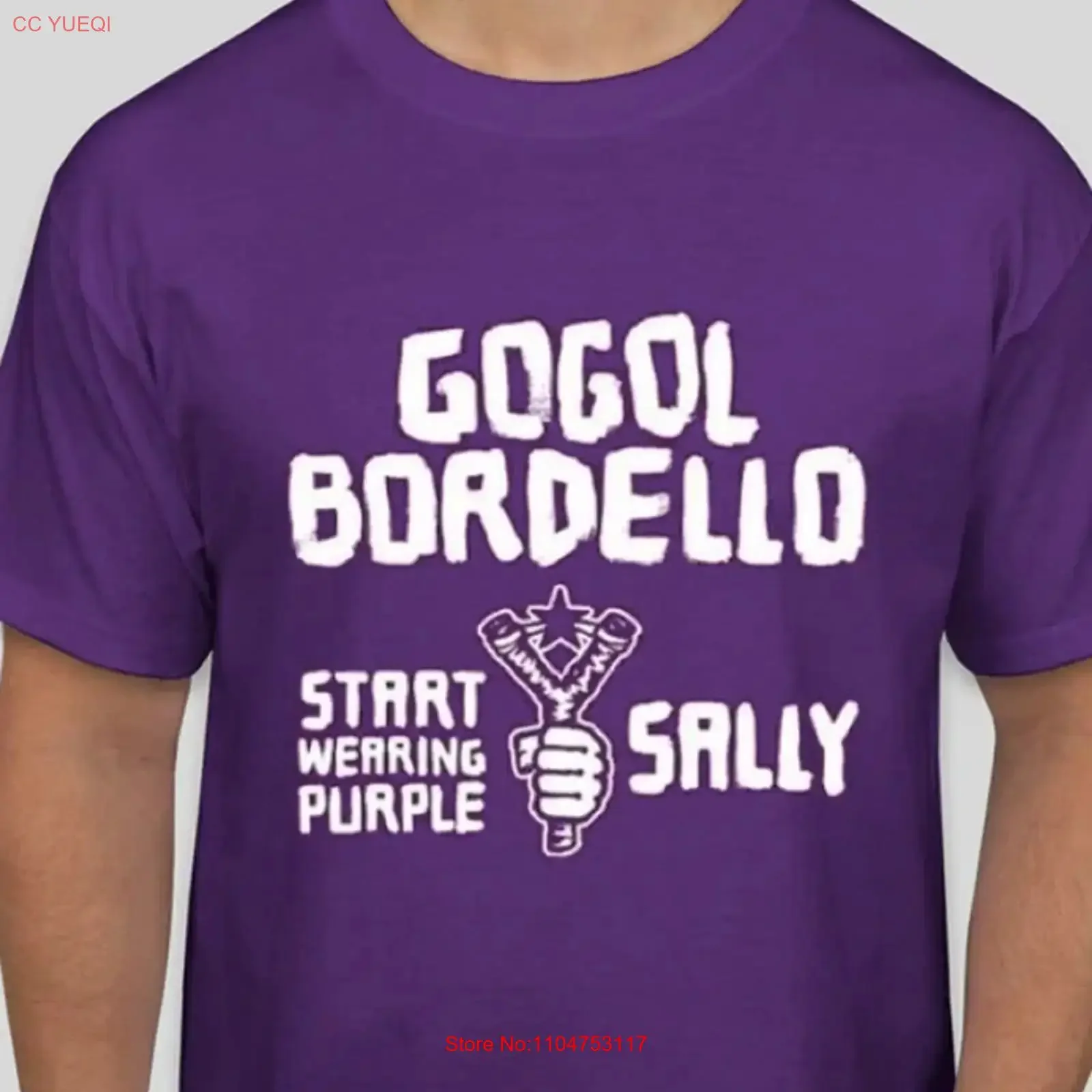 GOGOL BORDELLO Punk Rock Gypsy Start wearing purple T SHIRT Size S 5XL SS1178 vintage Washed Stretched designer clothes